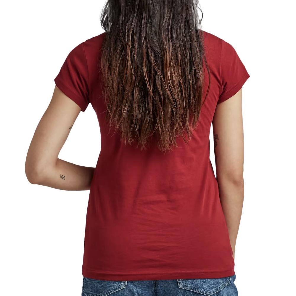 T-shirt Rouge Femme G-Star Raw Eyben D21314