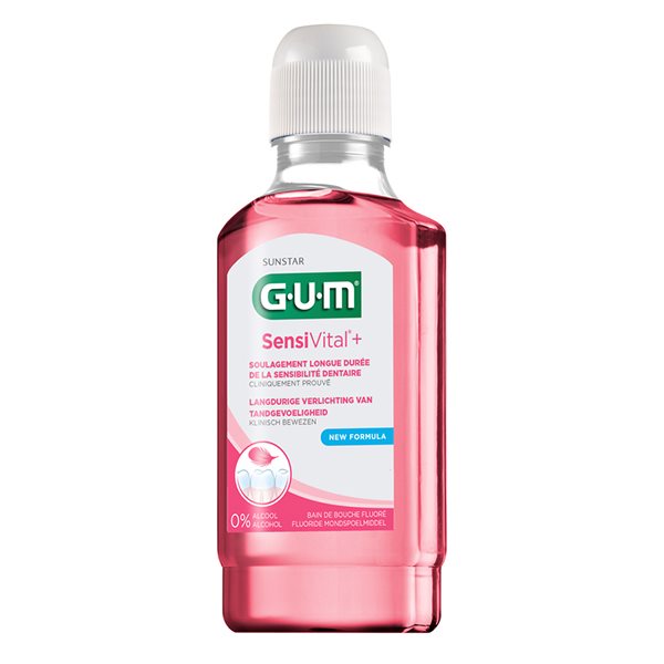 GUM SensiVital+ Mundspülung<br>300 ml, Flasche
