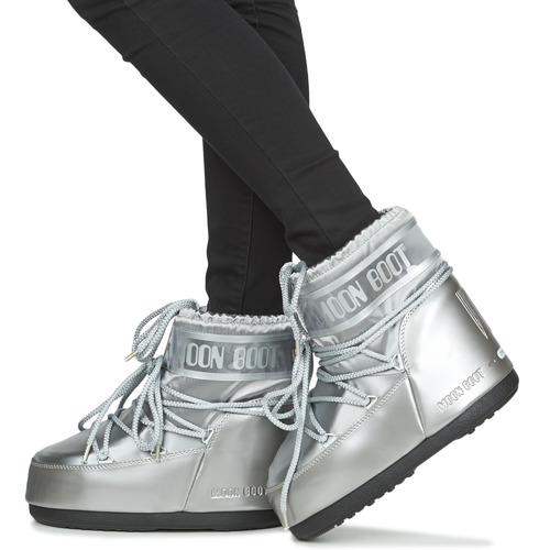 Moon Boot - MOON BOOT CLASSIC LOW GLANCE - Argenté
