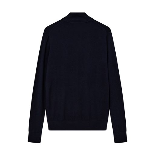 Mos Mosh Gallery Adam Soft Zip Striktrøje, Navy, M