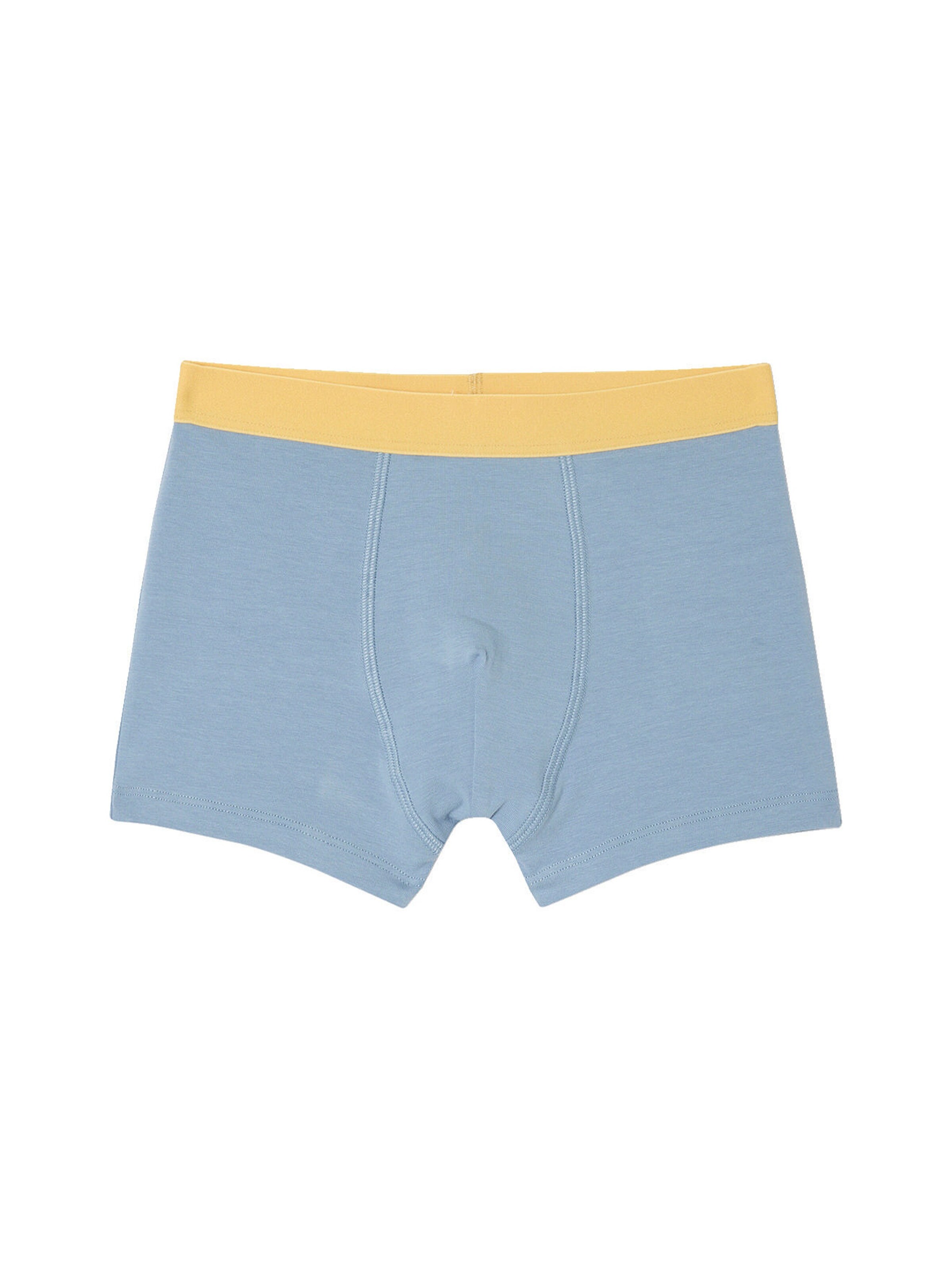 Vertbaudet Bio-Kollektion: 5er-Pack Jungen Stretch-Boxershorts himmelblau