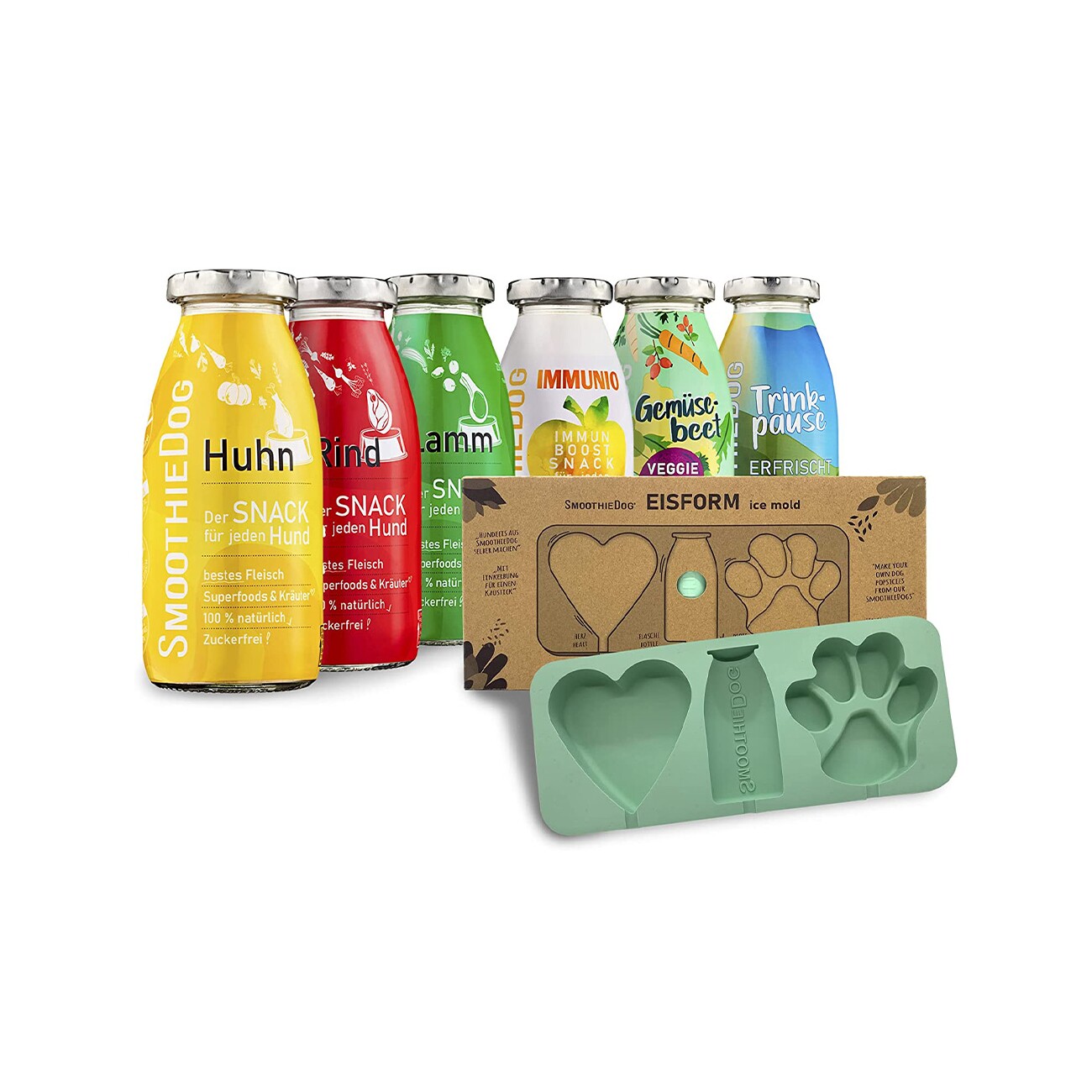 SmoothieDog Mix 6x 250 ml + Eisform