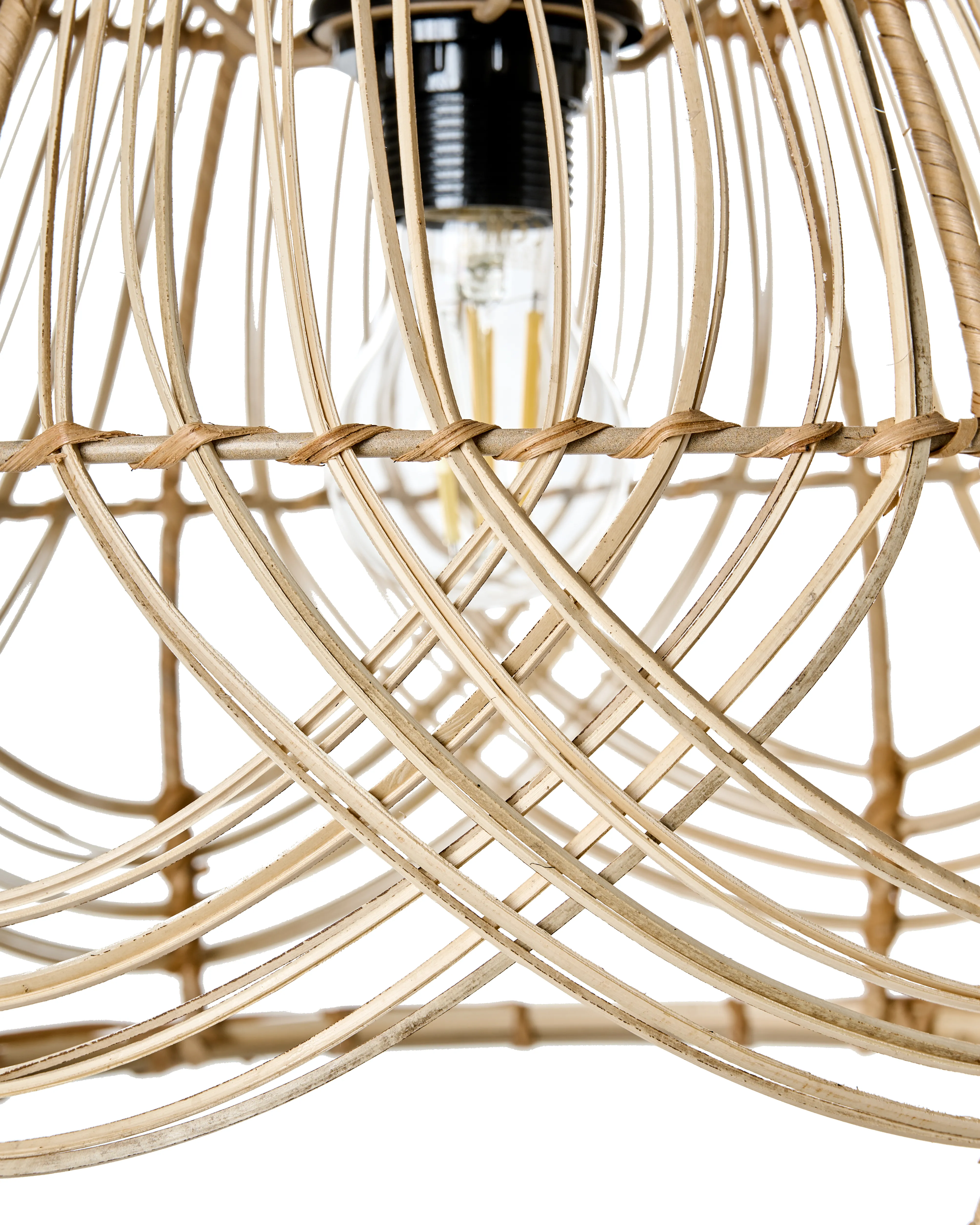 Hanglamp POSTRERO Rotan Natuurlijk