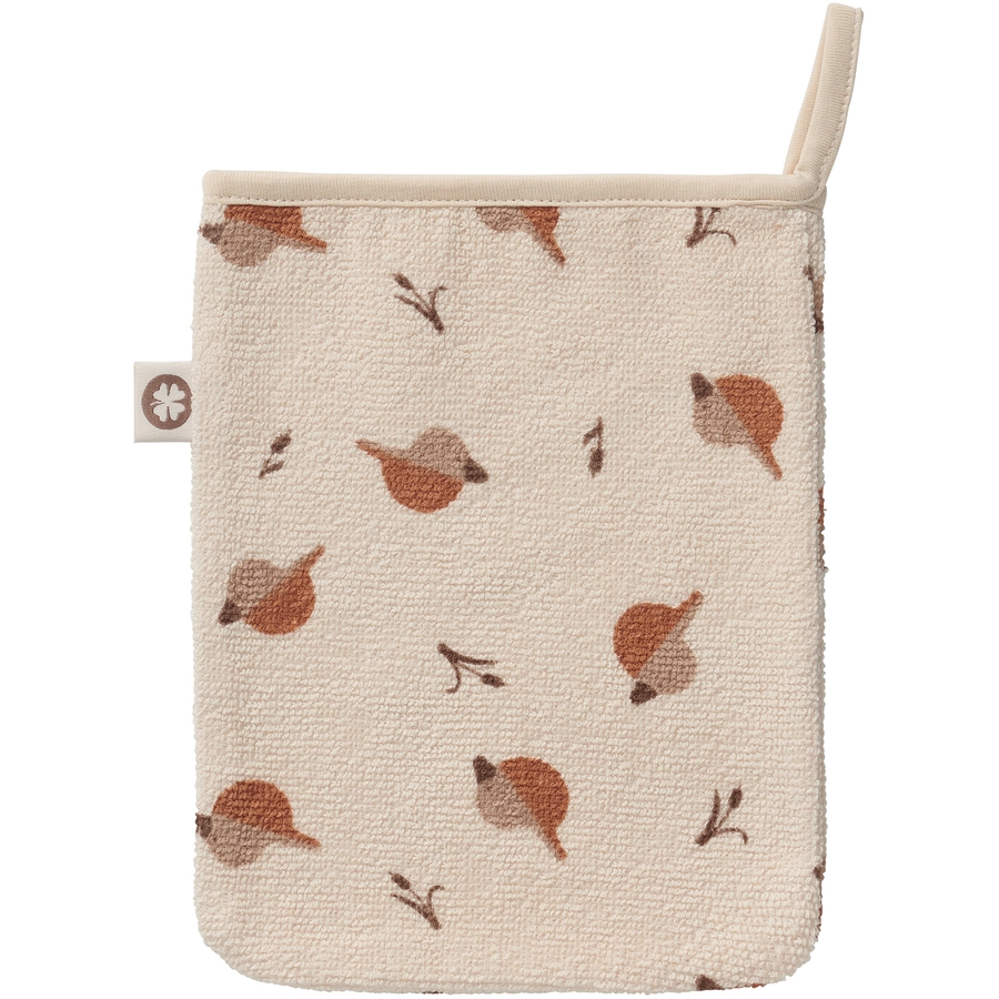 Noppies Waschlappen Printed duck terry wash cloths Indian Tan