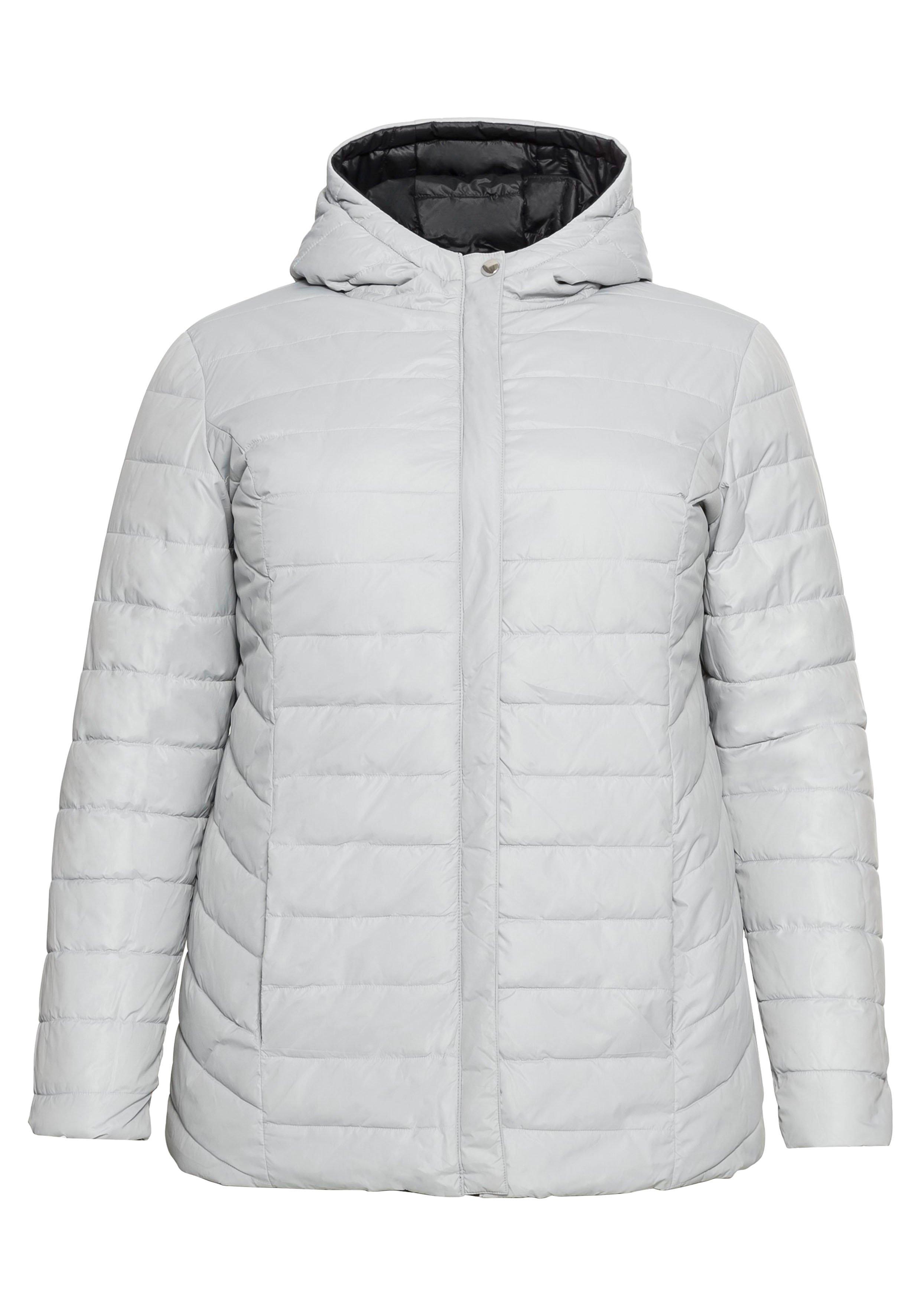 Wendejacke mit Kapuze, beidseitig tragbar