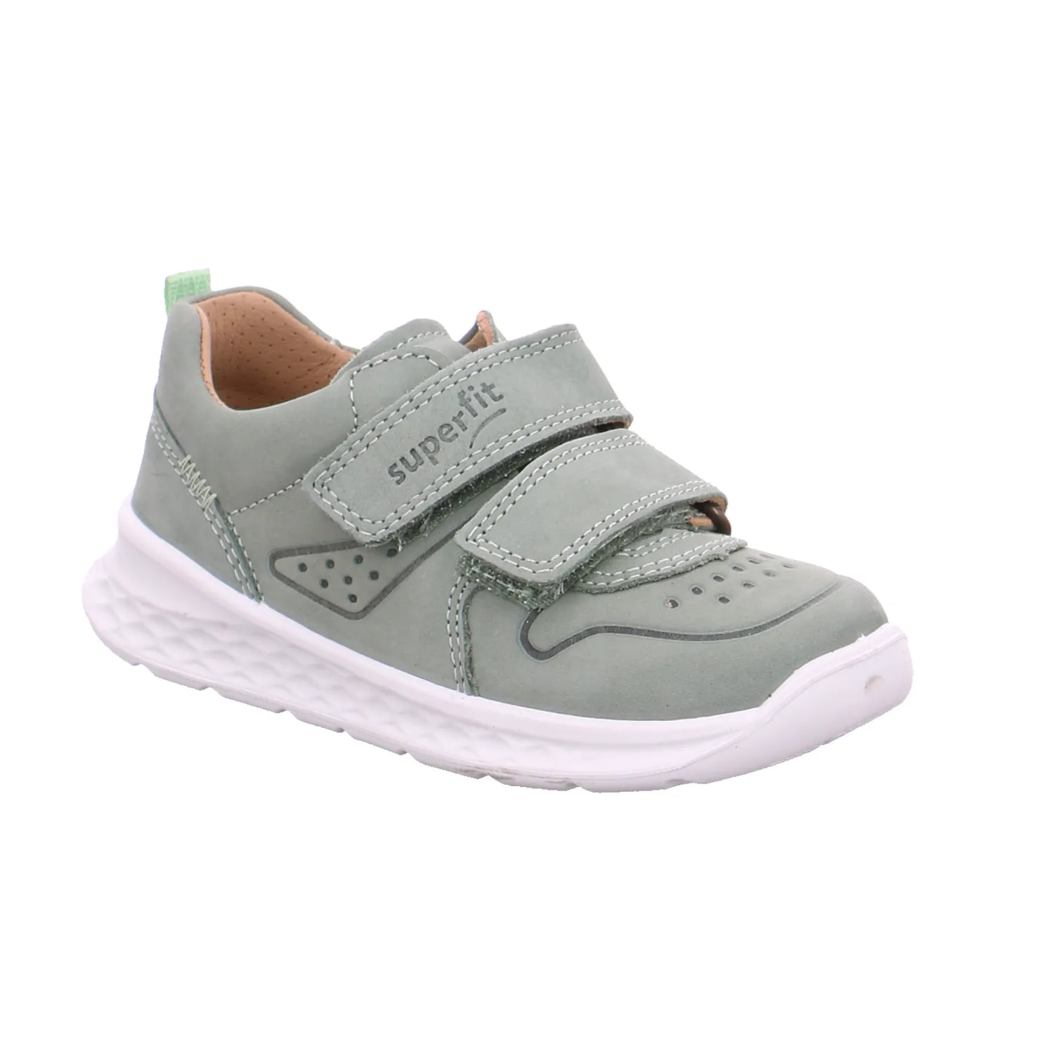 SUPERFIT Lauflernschuh Pastelgrün Leder  Unisex Lernlaufschuh