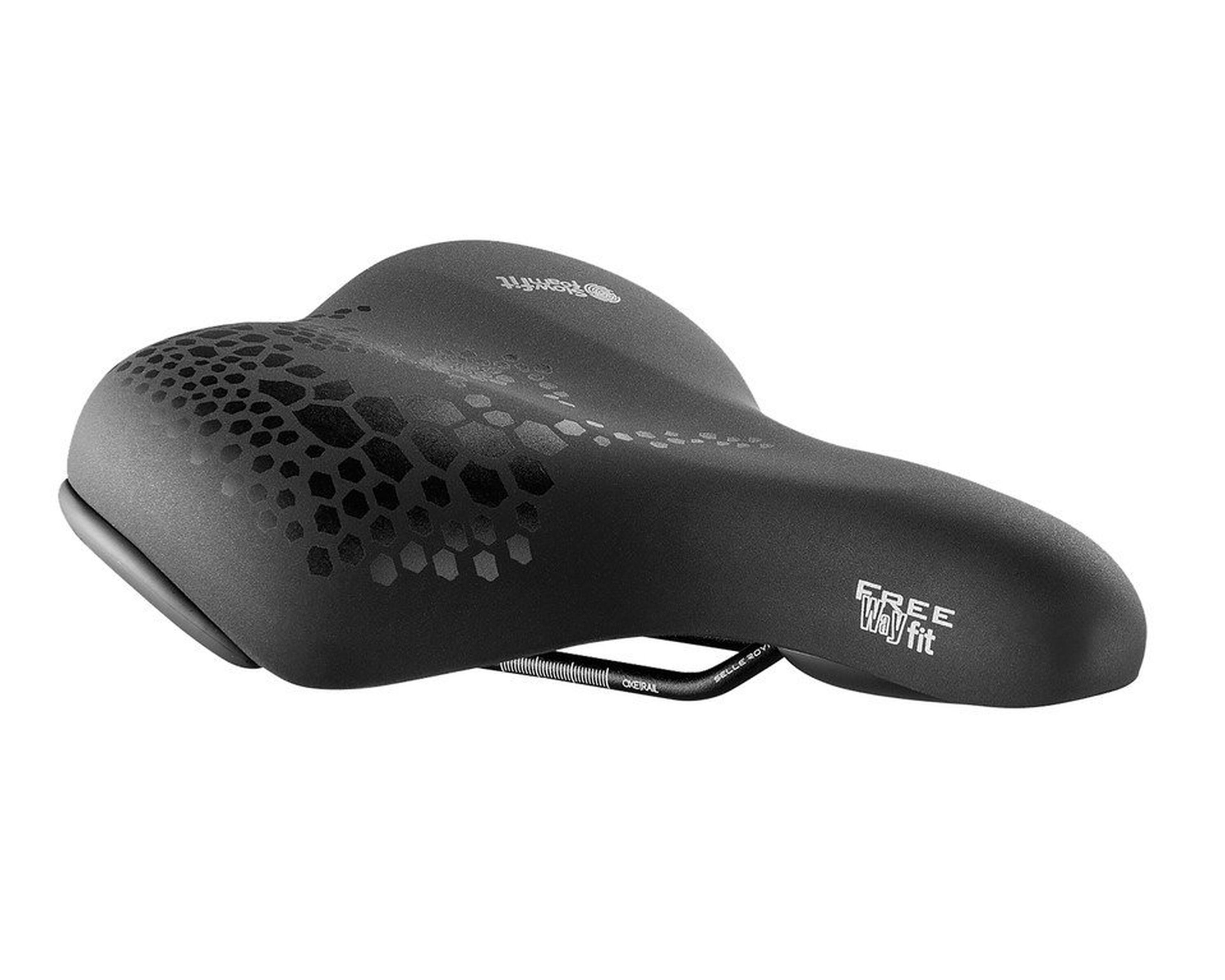 Fahrradsattel Freeway Fit, schwarz, Unisex, 257x210mm, relaxed