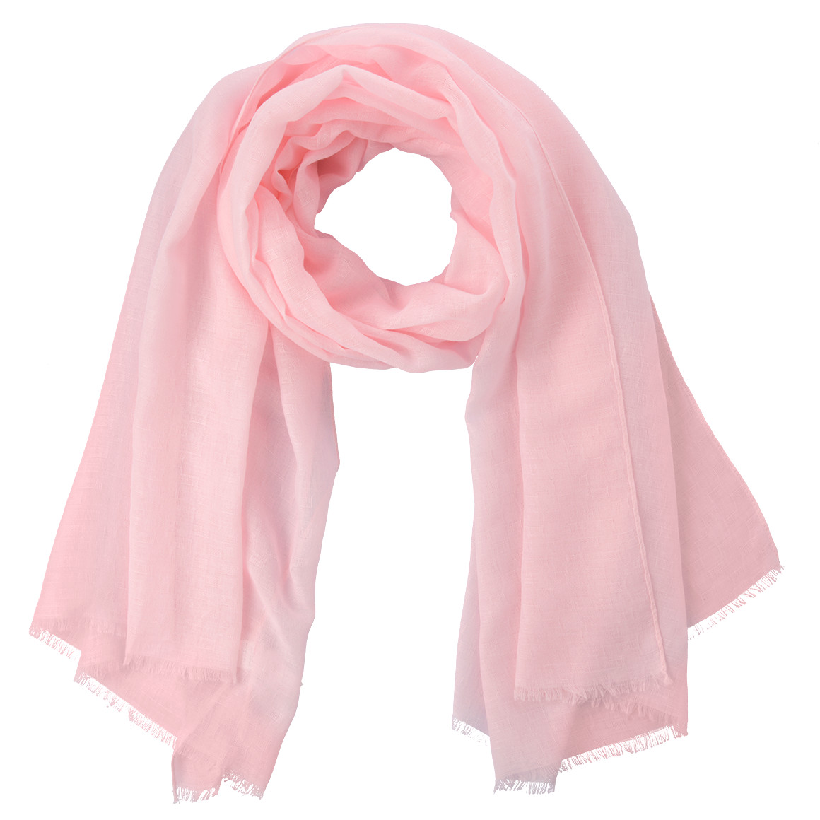 Gina Benotti Damen Tuch mit dezenter Struktur rosa