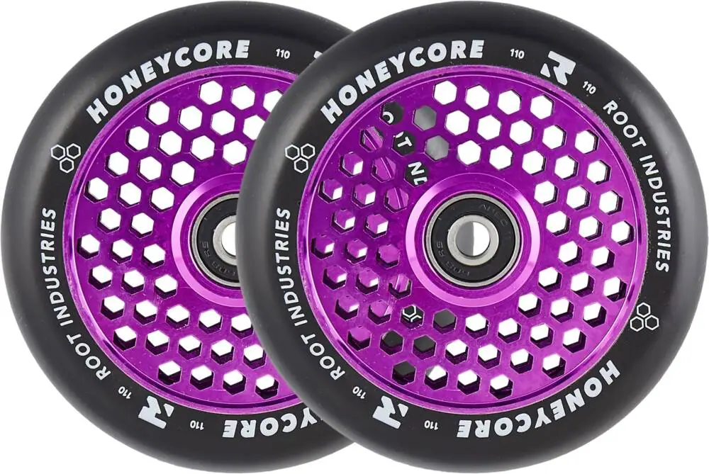 Root Honeycore Sort 110mm Hjul Til Løbehjul 2-Pak