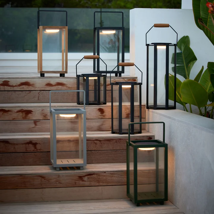 Cane-line - Deckel mit Solar LED für Lighthouse S, lava grau