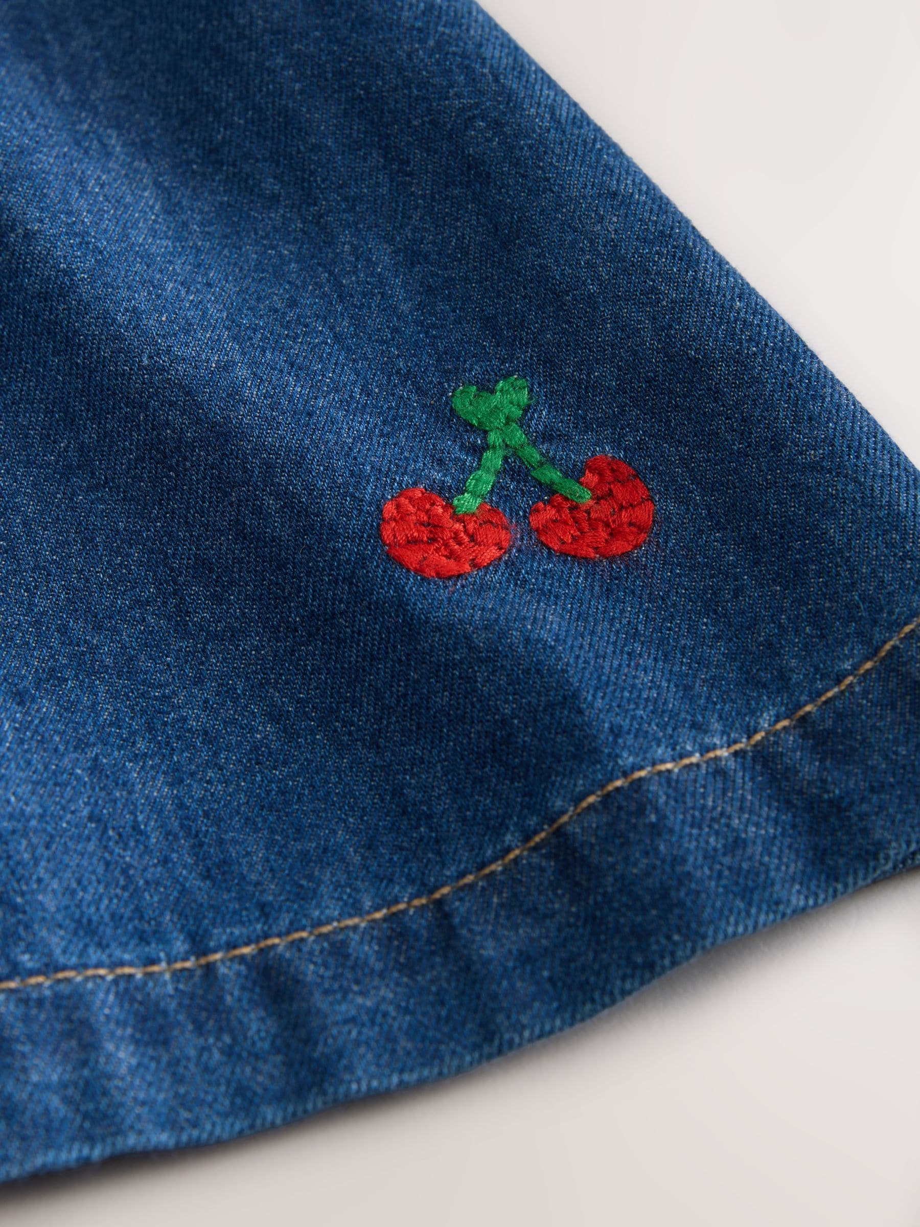 Denim donkerblauw - Overhemdjurk (3 mnd - 8 jr)