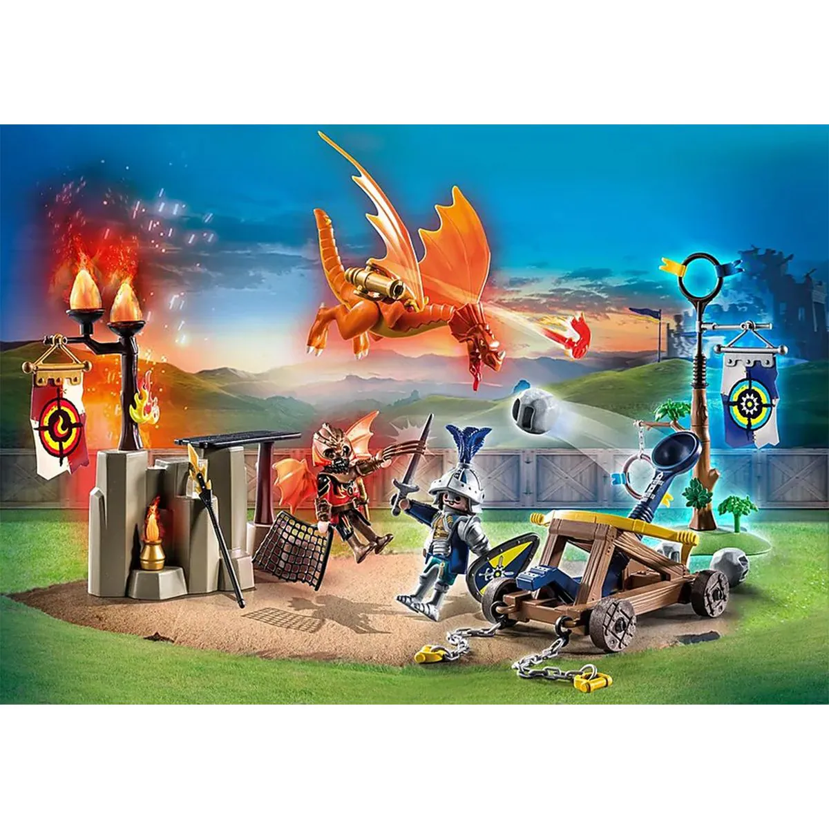 PLAYMOBIL® 71210 - Novelmore - Novelmore vs. Burnham Raiders - Turnierplatz