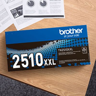 Brother TN2510XXL - noir - cartouche laser d'origine