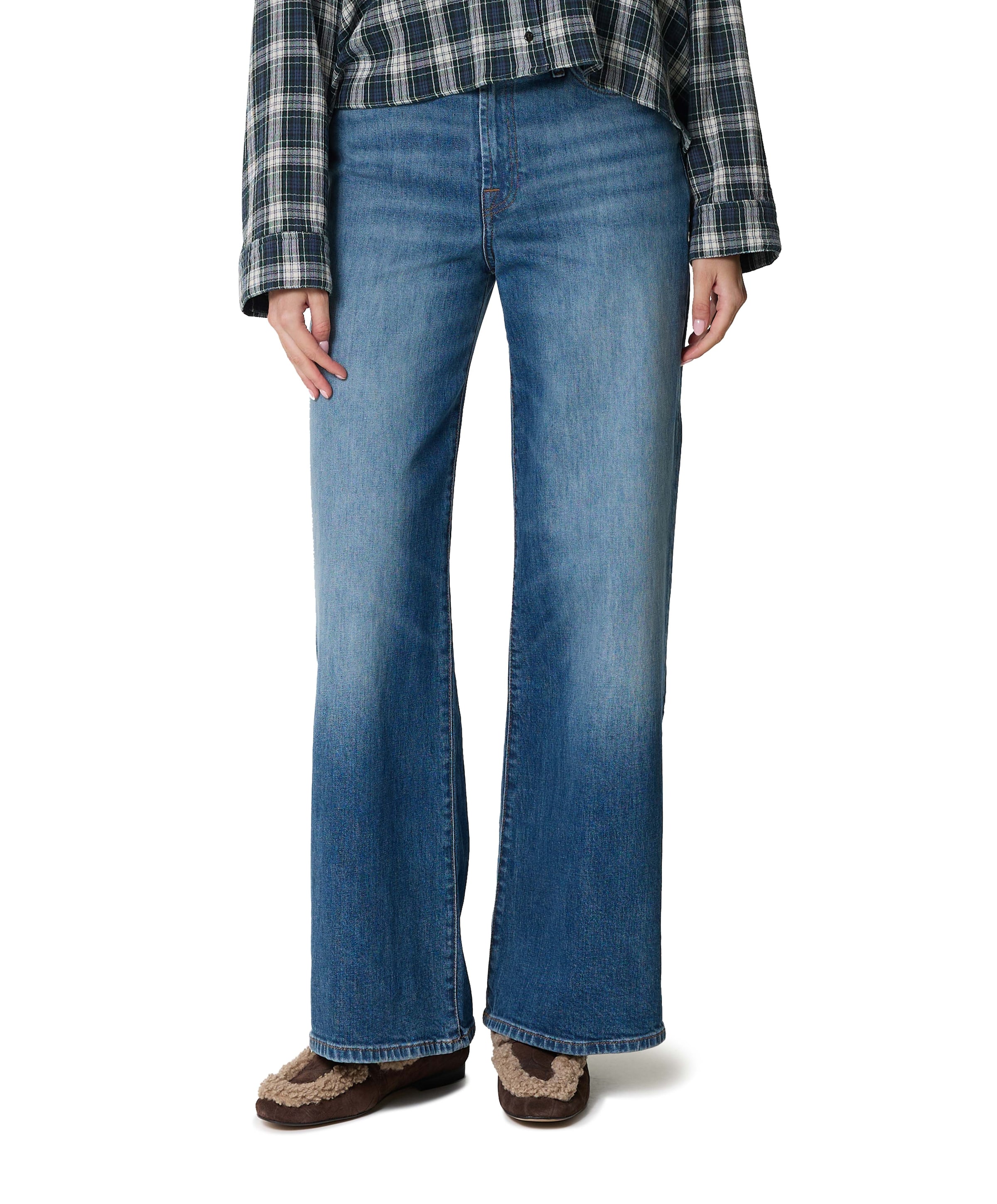 7 For All Mankind Lotta Tailorless dames jeans blauw