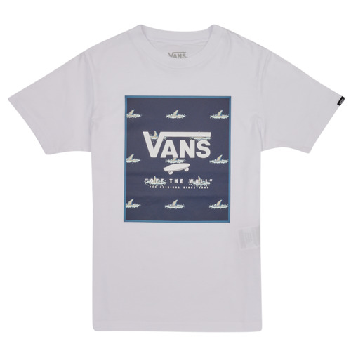 Vans - PRINT BOX - Blanc / Bleu