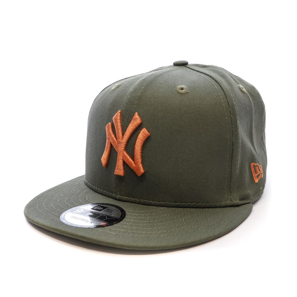 New Era Casquette Kaki/Orange Homme New Era White Crown