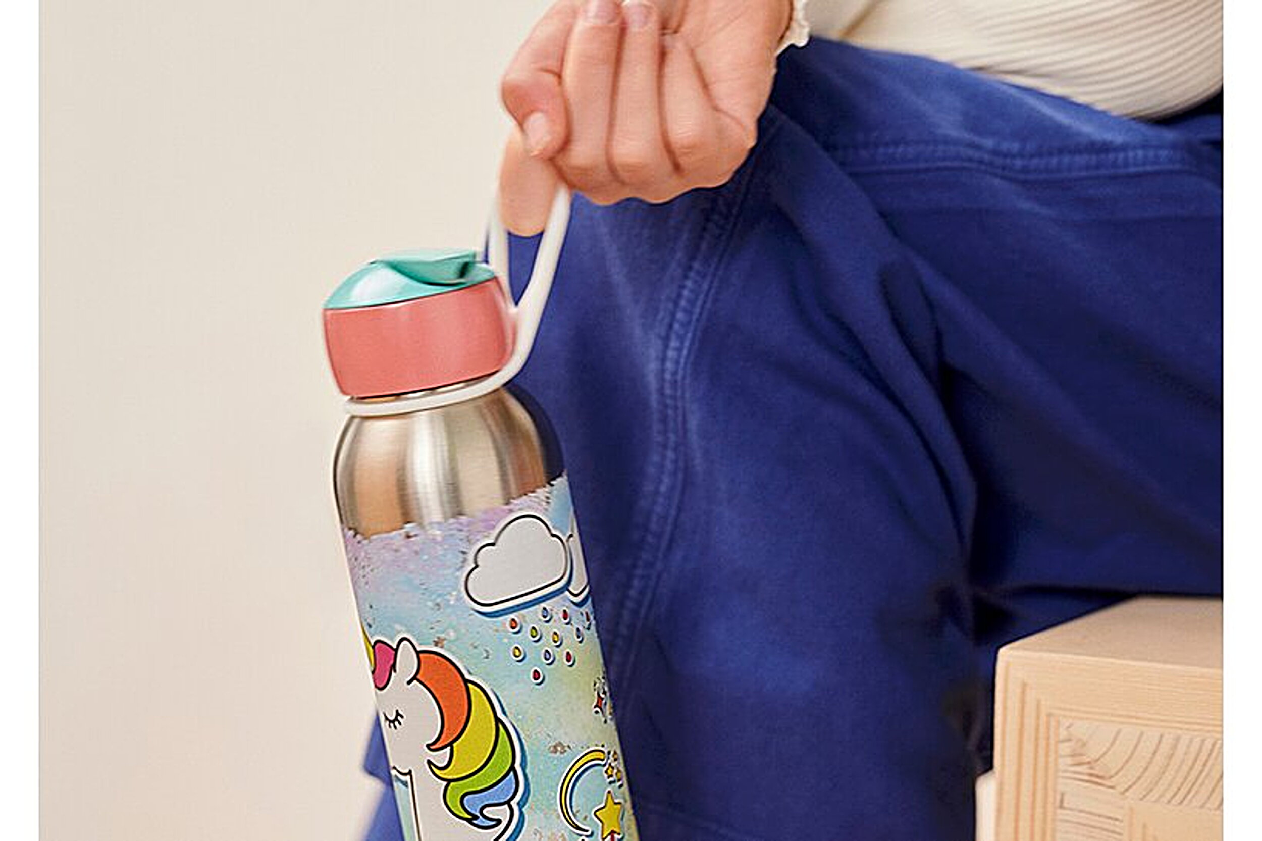 Mepal Flip-Up Campus 350 ml isoleerfles - Unicorn