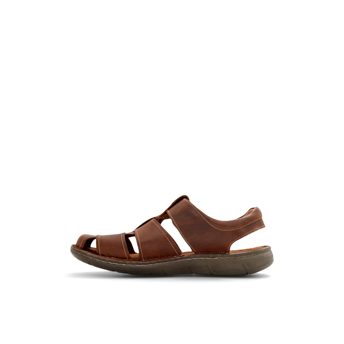 SOFT WALK-Ibelakath-Sandales de pêcheur - Talon plat - Marron
