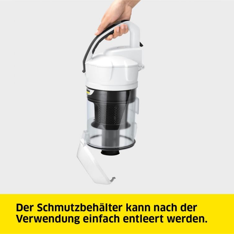 Kärcher Staubsauger VC 3 (beutellos, transparenter und auswaschbarer Schmutzbehälter, Komfortausstattung, hocheffizienter Hepa-Filter, filtert allergieauslösende Partikel, 700 Watt)