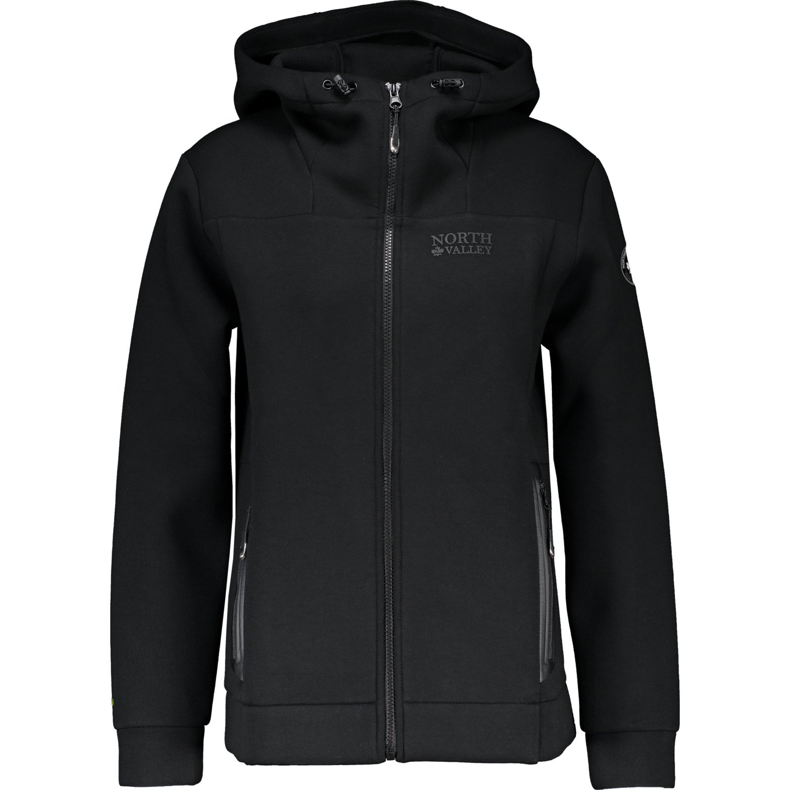 North Valley Damen-Jacke Stretchfl XL, schwarz