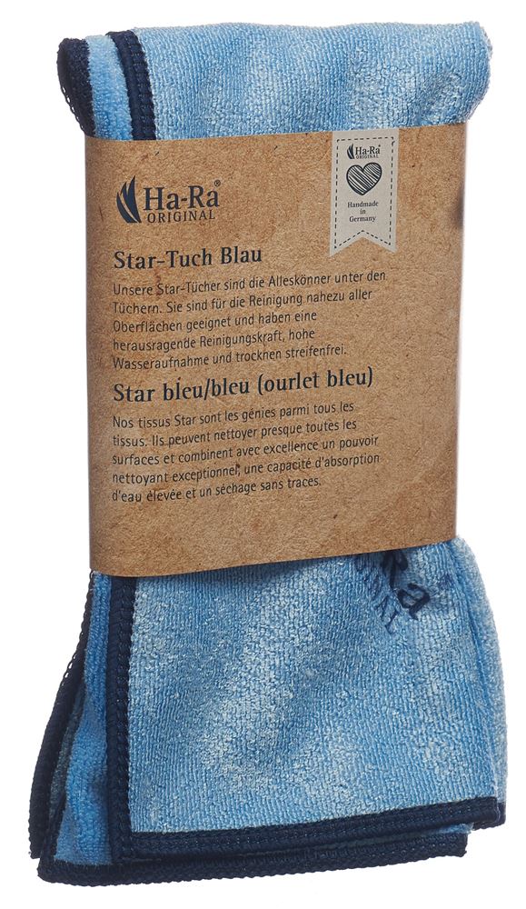 HA-RA Star-Tuch<br>1 Stück, blau