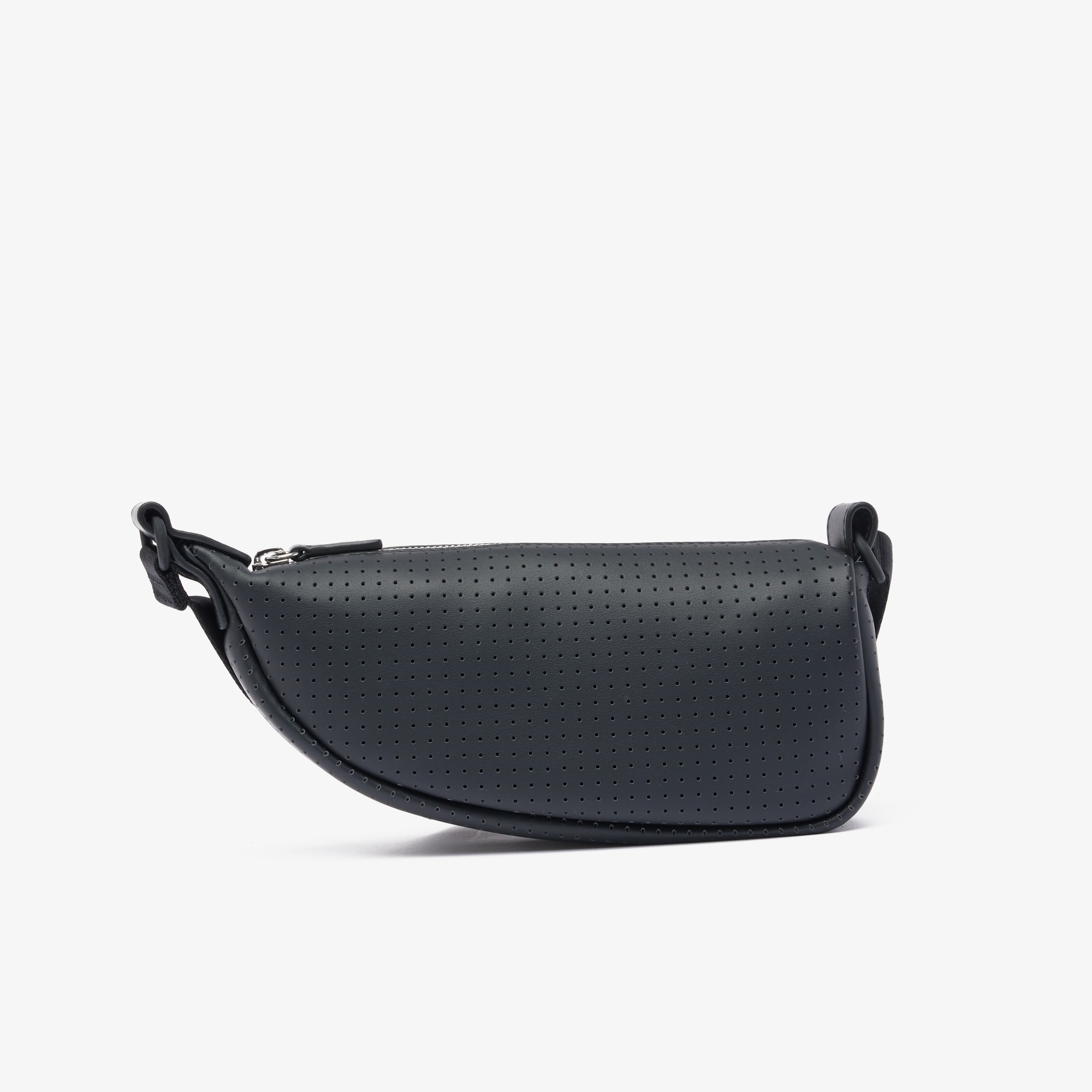 Petit sac bandoulière unisexe Lacoste avec texture perforée Sacoches & Pochettes - Noir - Lacoste - Unisex