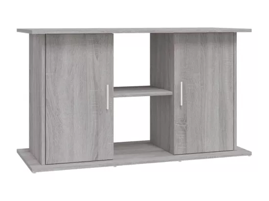 Support pour aquarium sonoma gris 101x41x58cm bois d'ingénierie