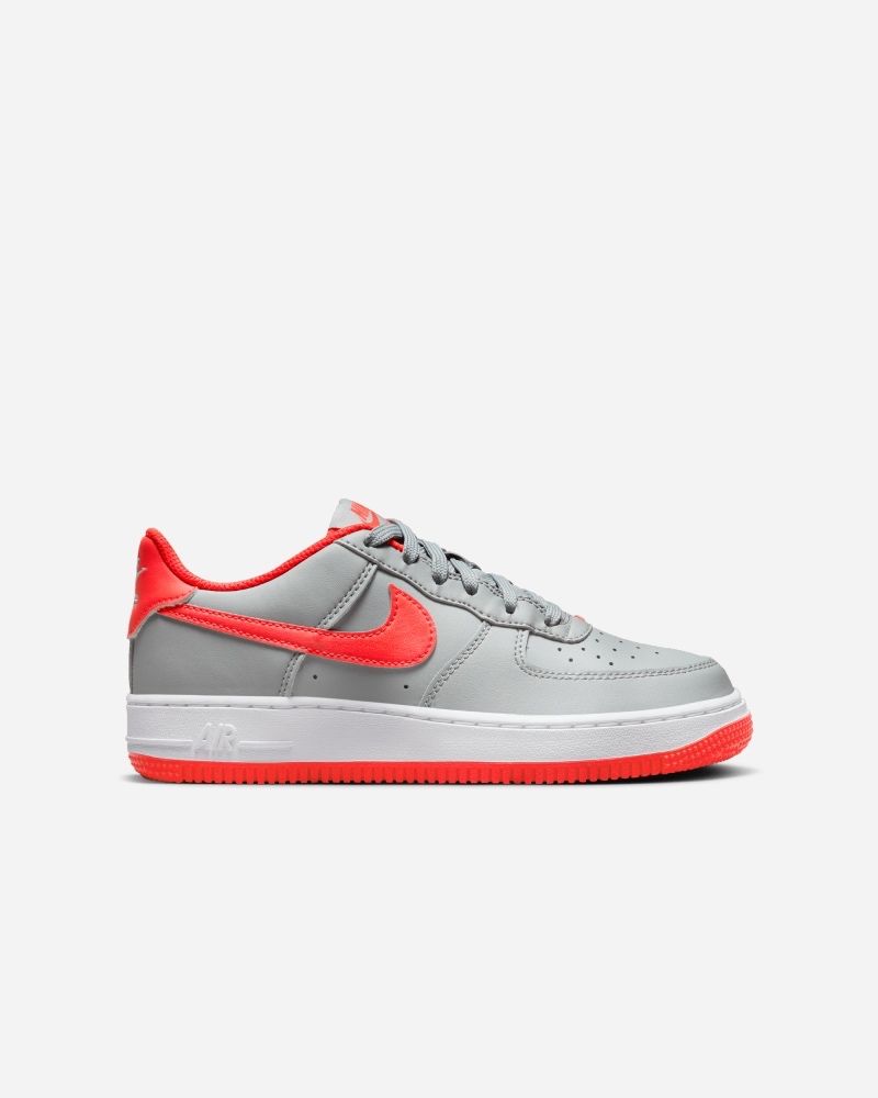 Chaussures Nike Air Force 1 Gris & Rouge pour enfant