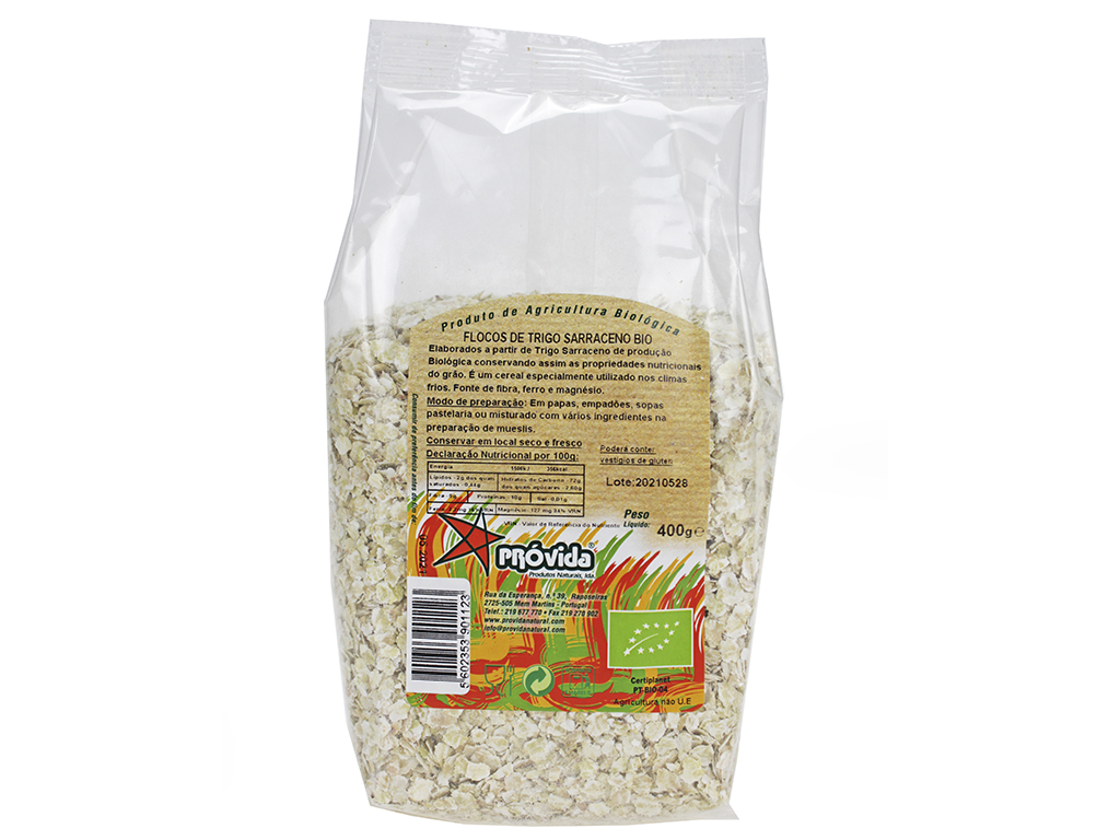 FLOCOS PROVIDA DE TRIGO SARRACENO BIO 400G