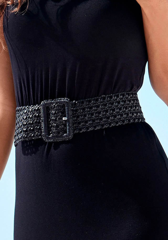LASCANA Taillengürtel »Stretchgürtel«, in Häkel Optik, Bauchgürtel, Shaping-Effekt, für Kleid & Overall
