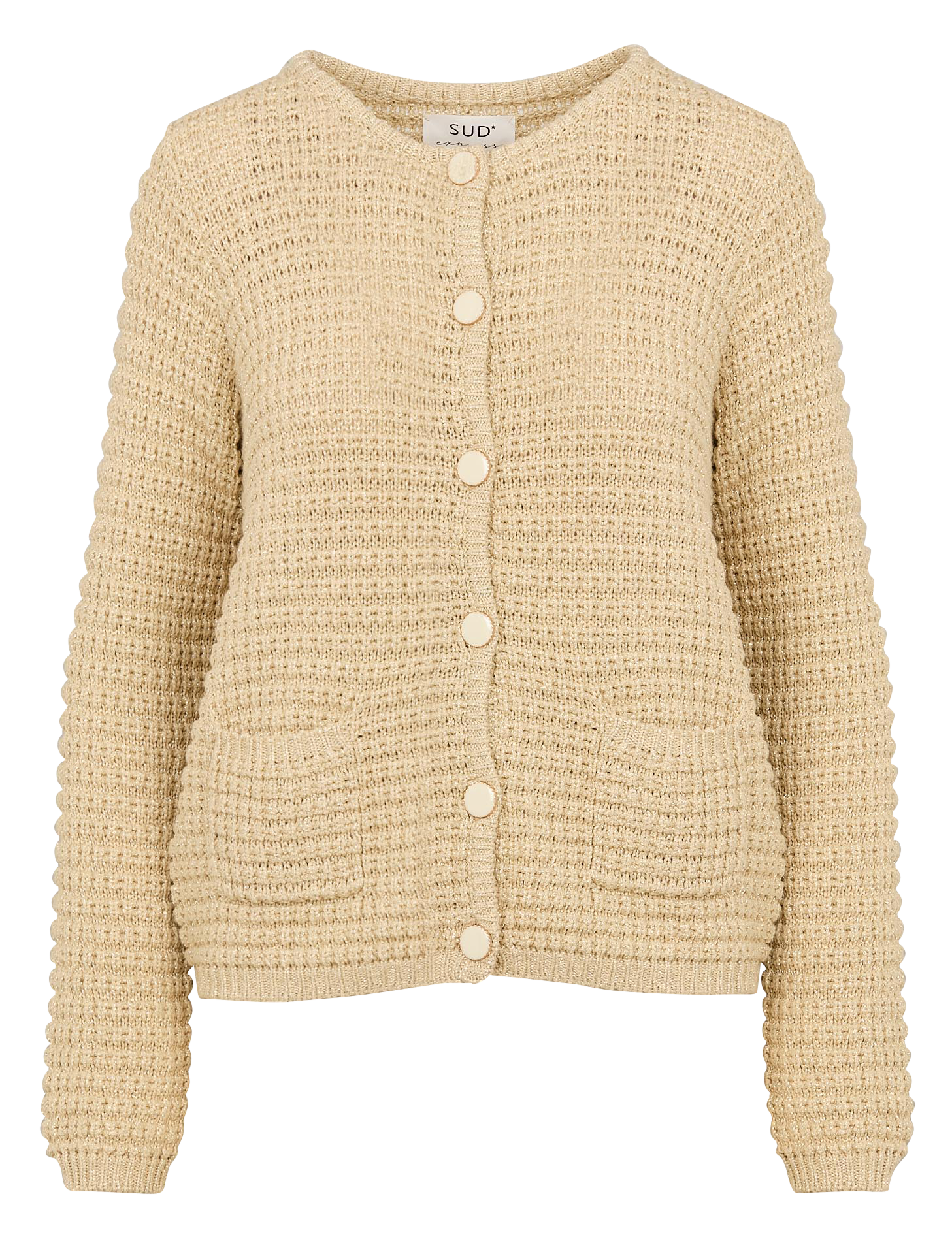 GILARYX - Gilet droit en coton mélangé | Doré