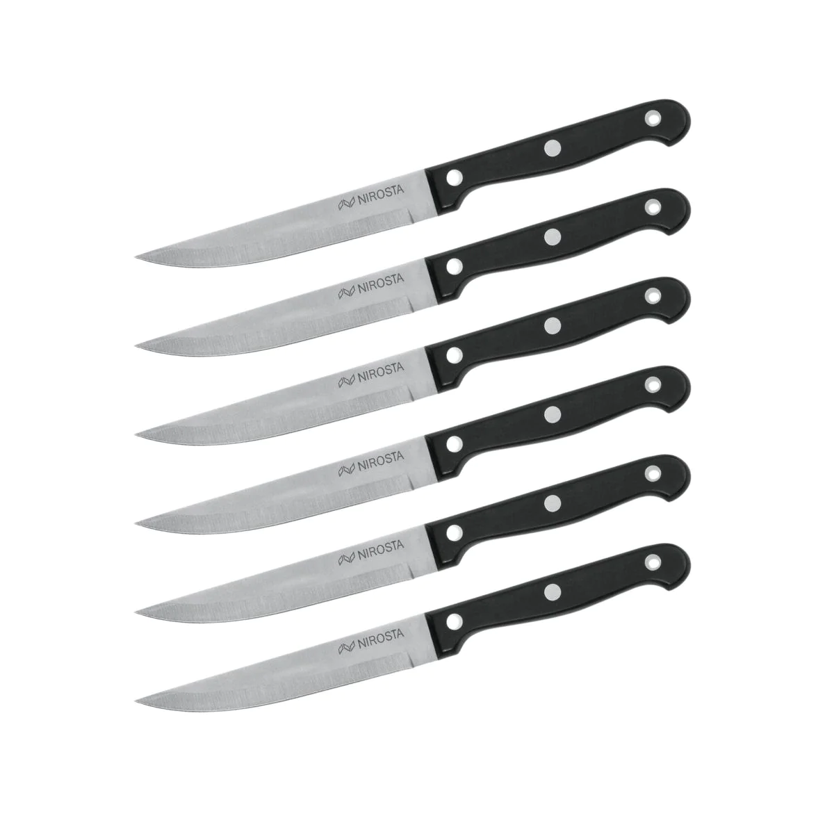 Lot de 6 couteaux à steak Mega 21 cm Nirosta