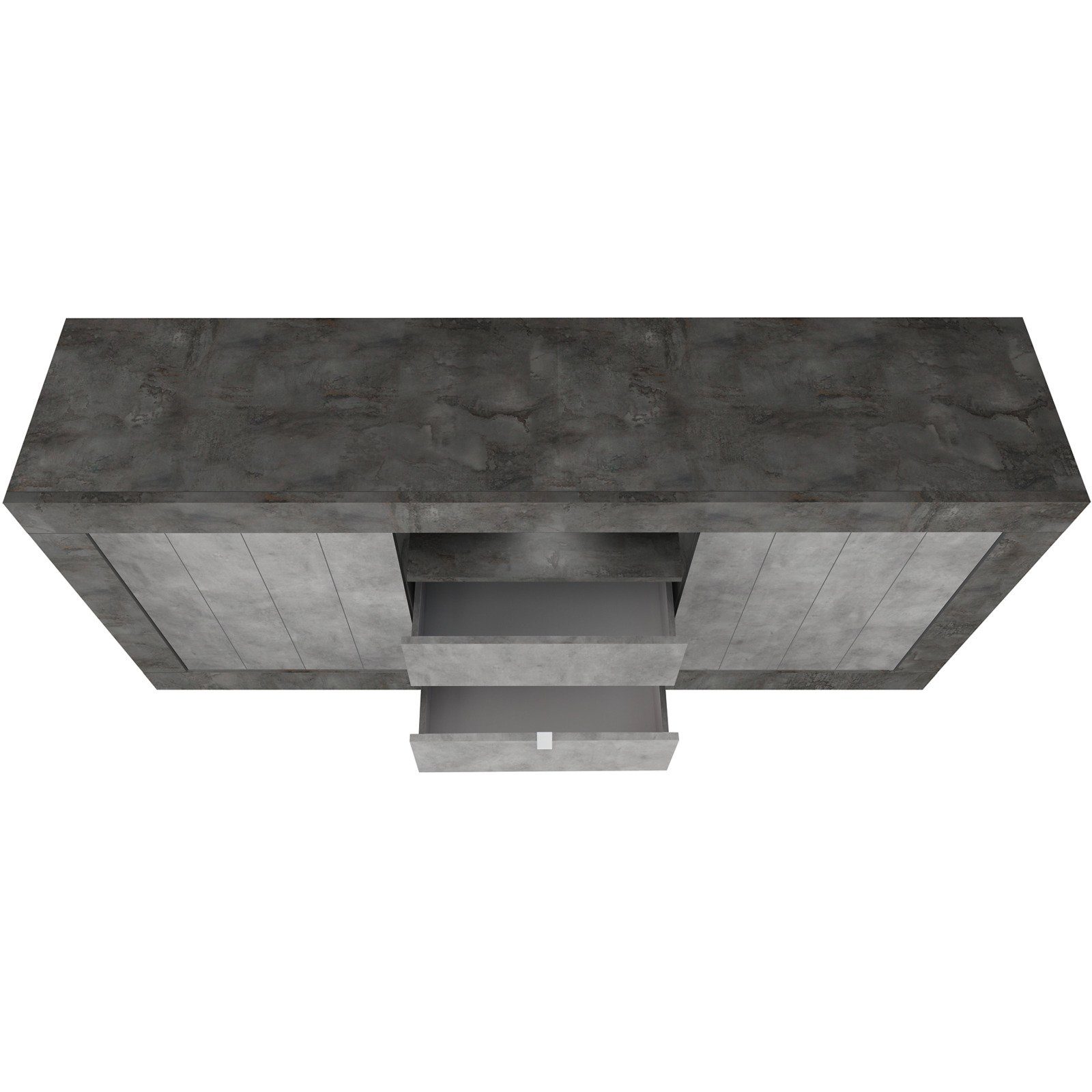 Sideboard Urbino Dekor Oxyde Beton-Optik 184 x 86 x 42 cm
