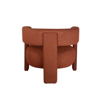 Fauteuil Theo-Bert Pot terracotta stof