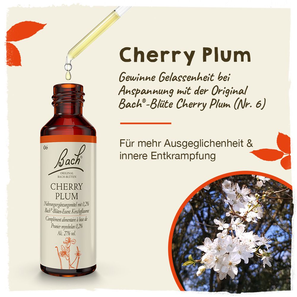 BACH®-BLÜTE CHERRY PLUM (Kirschpflaume)