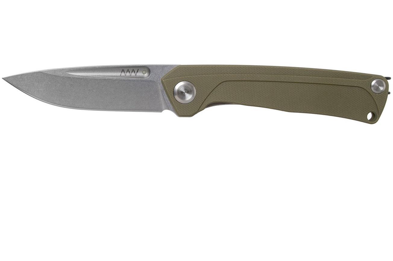 ANV Z200 Sleipner, Linerlock, G10, Olive, Z200-009 zakmes