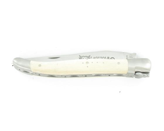 Laguiole 12 cm - Houx - 2 mitres Couteau de poche par Laguiole en Aubrac