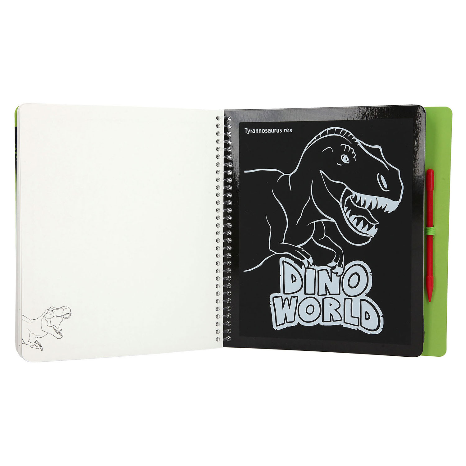 Dino World Magic Scratch Boek