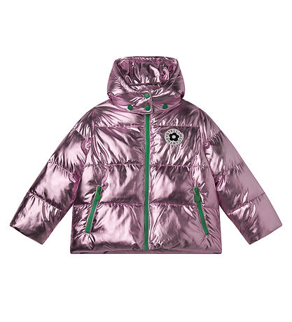 Stella McCartney Kids Dynejakke - Lilac/ Grøn