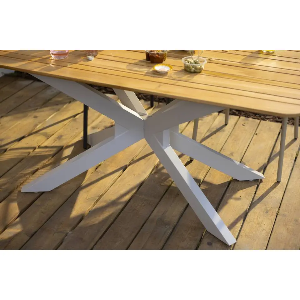 Tuintafel Perpignan - zand - 75x200x100 cm