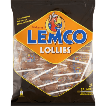 Lemco Lollies Lekkerrr 24 Stuks 240 g