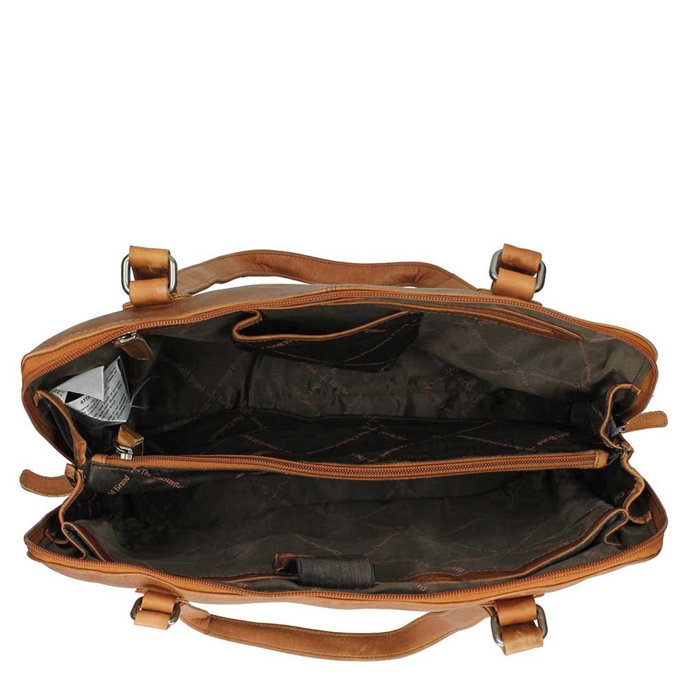 The Chesterfield Brand Flint Shoulderbag Large cognac