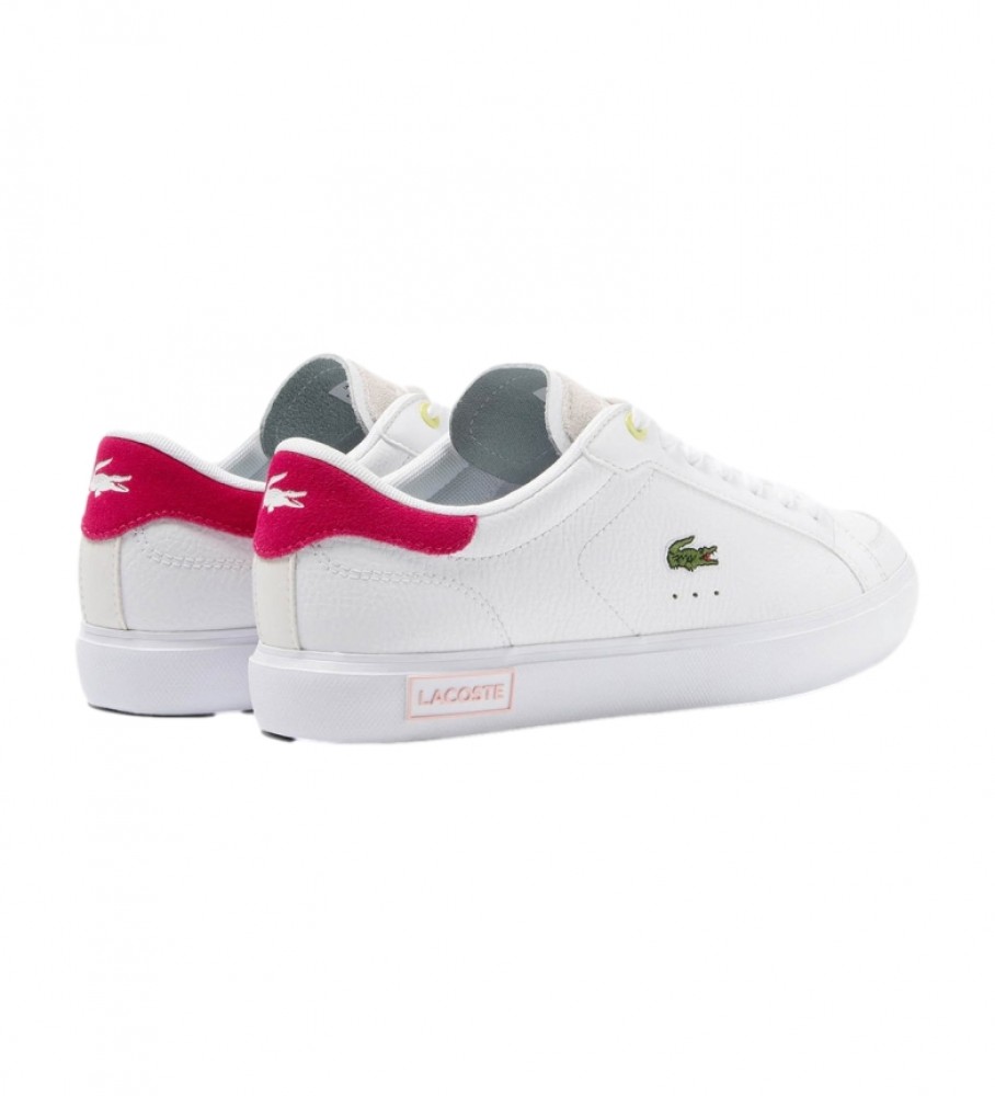 Tênis Lacoste Powercourt de couro, branco
