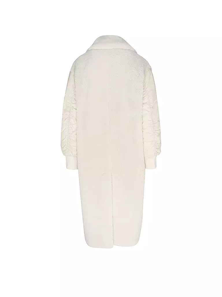 LIU JO Mantel in Felloptik CAPOTTO creme