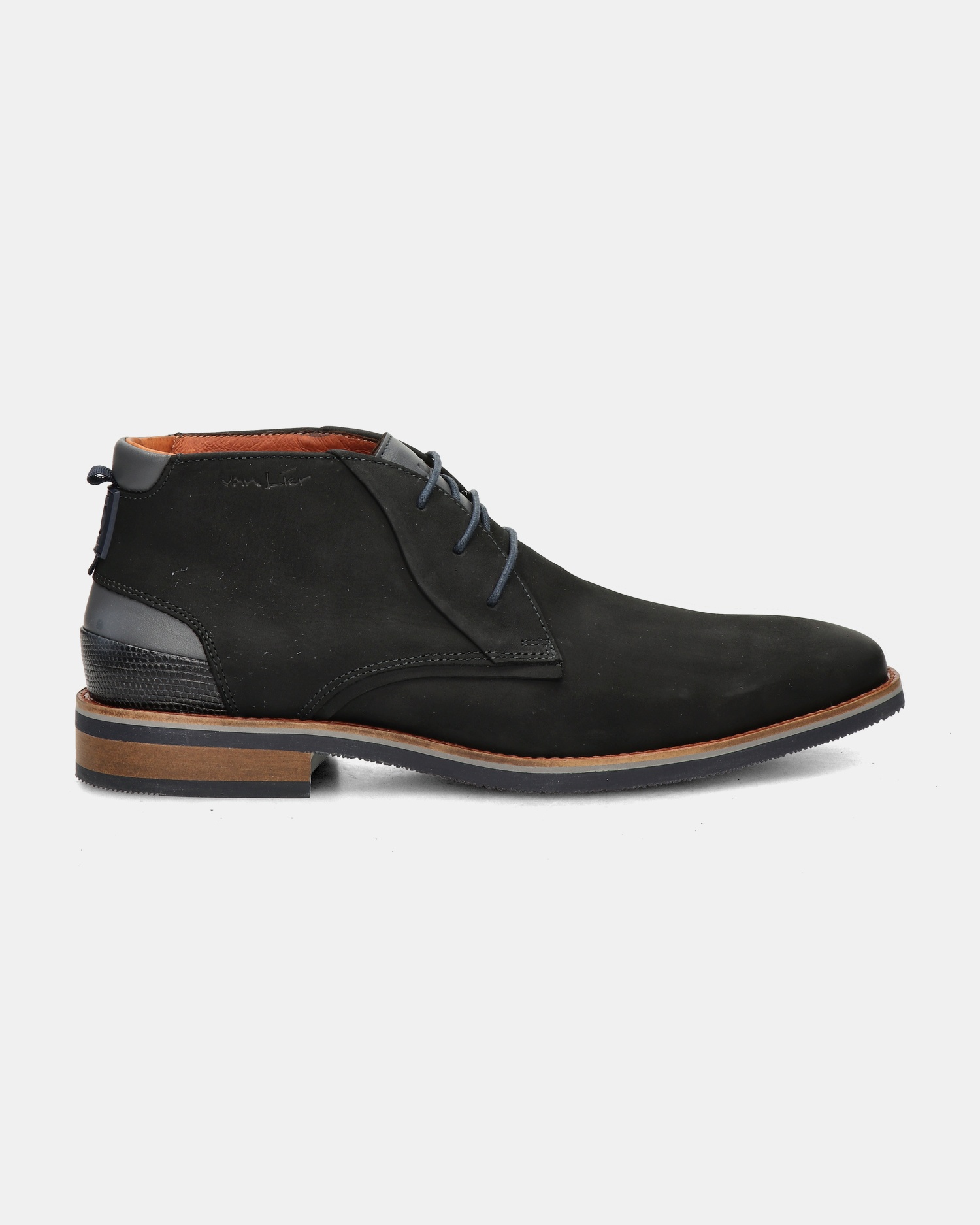 Van Lier Amalfi Hoge nette schoenen  - zwart