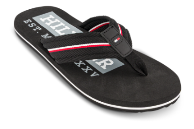 Tommy Hilfiger Simon Sandal Sort FM0FM05436BDS | Skoringen