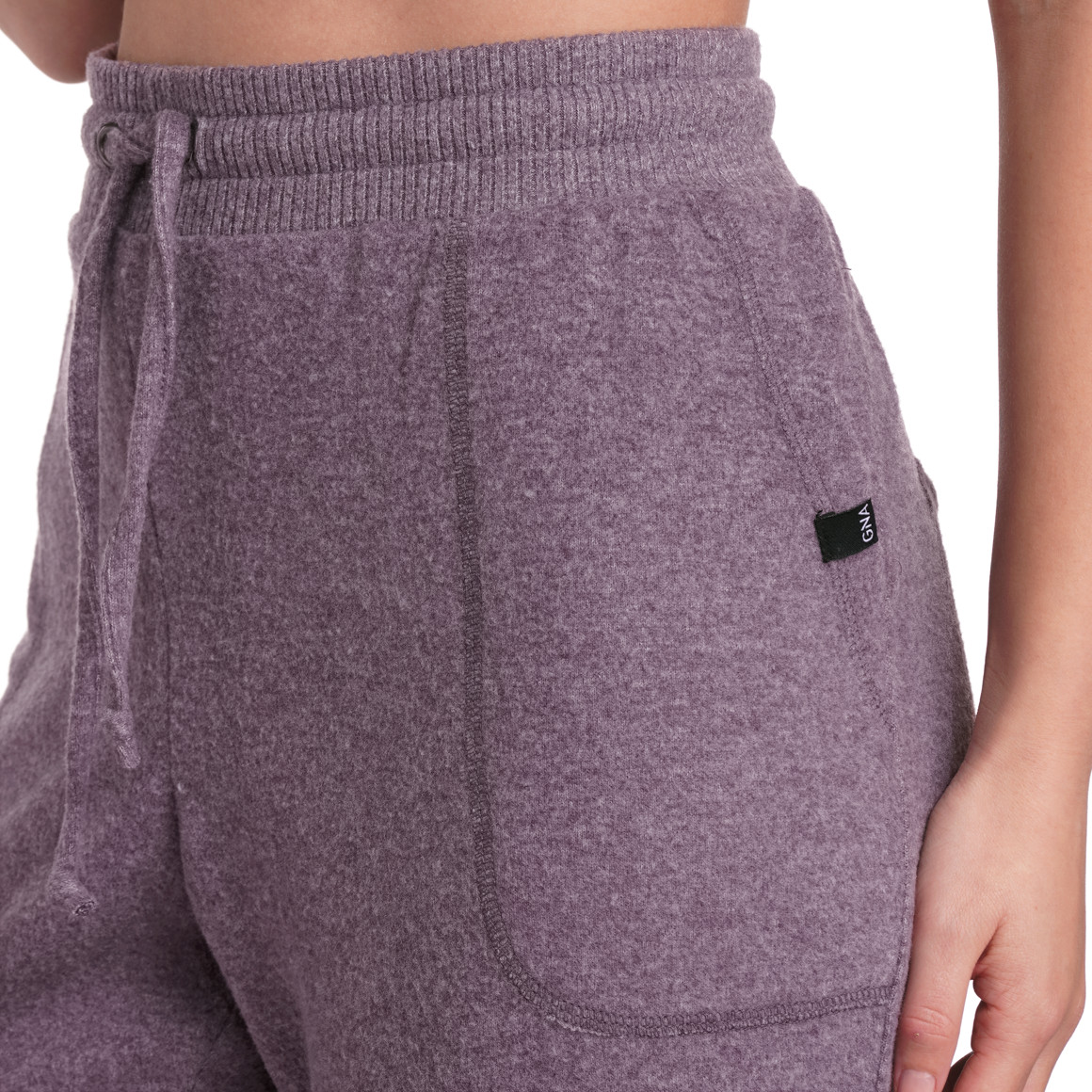 Gina Sports Damen Yoga-Jogpants in weicher Qualität dunkellila