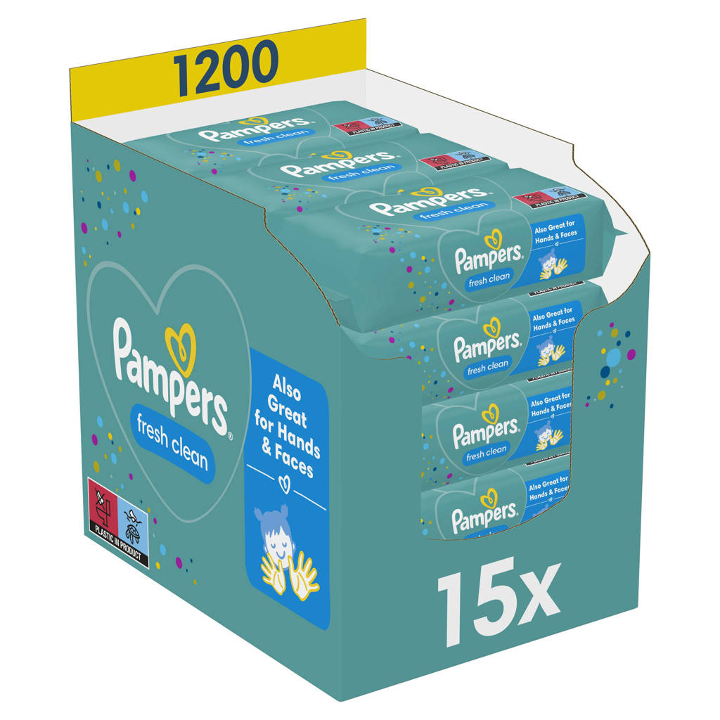 Fijn!XXL box - 15 x 80 babydoekjes