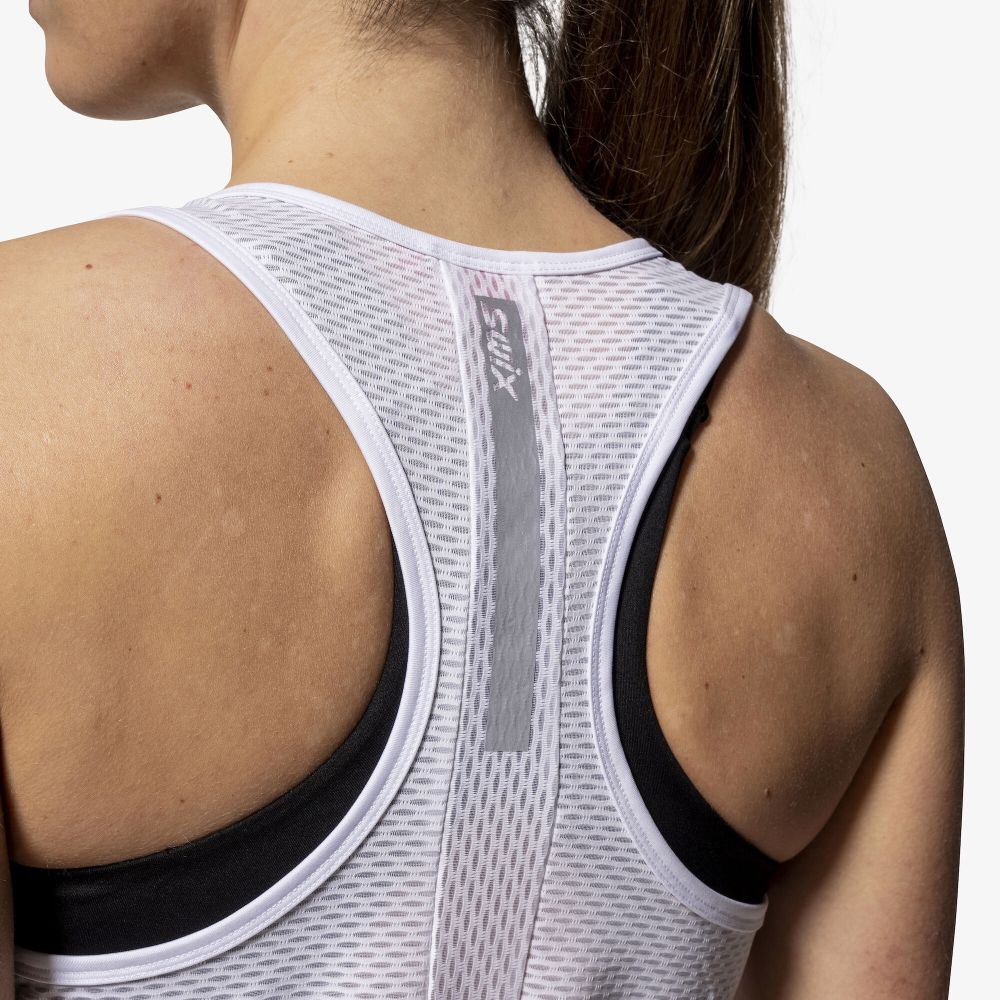 Swix Roadline Singlet Womens Bright White