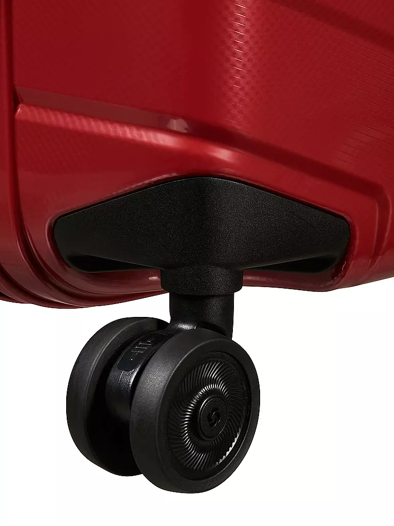 SAMSONITE Trolley ATTRIX SPINNER 55 erweiterbar Red rot